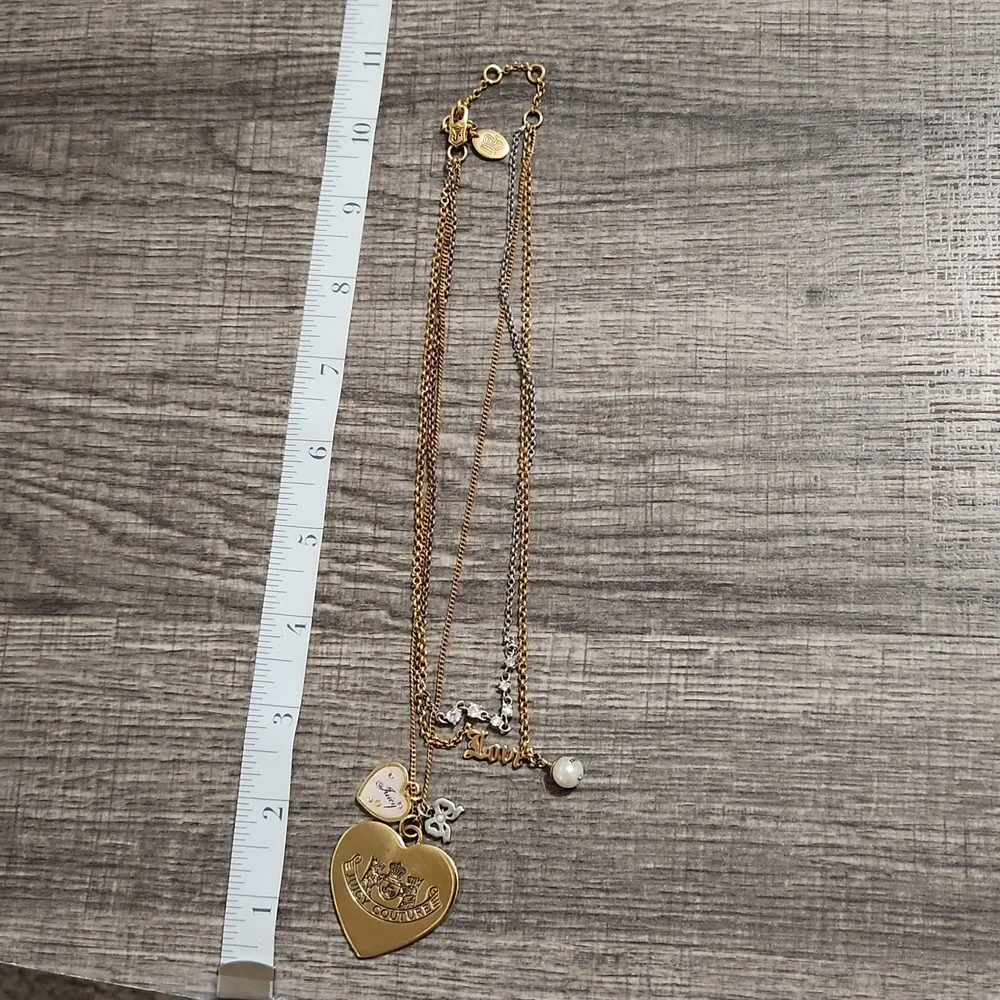 Juicy Couture vintage 3 strand necklace - Picture 1 of 5